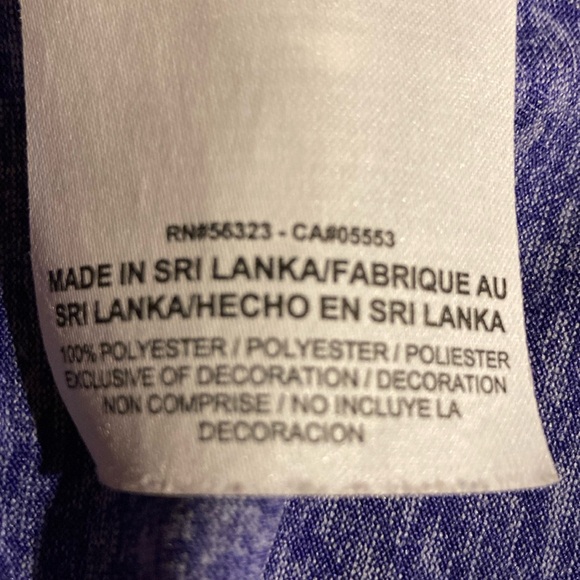 Small Nike Purple Heather Dri Fit Workout Tank - Picture 7 of 7